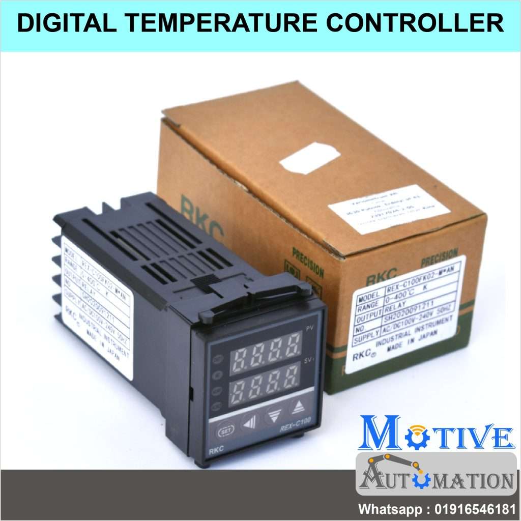 PID DIGITAL TEMPERATURE CONTROLLER REX-C100FK02 - Motive Automation